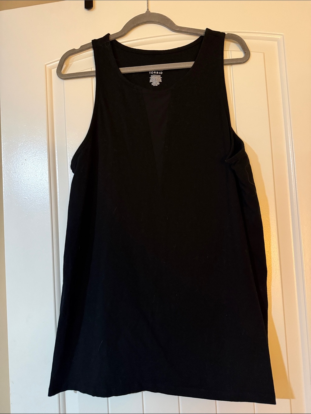 torrid Black Scoop Neck Tank Top